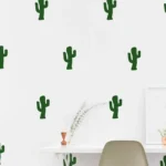 מדבקות קיר של קקטוסים מקסימים | StickDecor