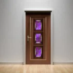 מדבקות נישות 3D סגול ורוד לדלת | StickDecor