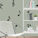 מדבקות תווים לחדר | StickDecor