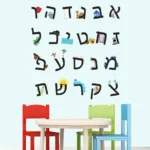 מדבקות אלף בית לחדרי ילדים | StickDecor