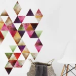 מדבקות קיר משולשים אלגנטיים | StickDecor