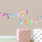 דגלים עם צבעי מים | StickDecor