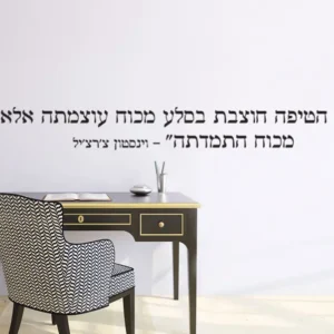 "אין הטיפה חוצבת בסלע…"
