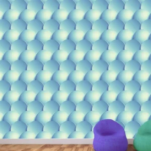 עיגולים כחולים תלת מימדיים