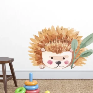 קיפוד חמוד בצבעי מים