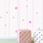 גשם של פרחים ורודים | StickDecor