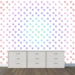 כוכבים צבעוניים בגווני פסטל | StickDecor
