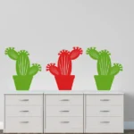 סט מדבקות | 3 קקטוסים | StickDecor