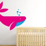מדבקת קיר | לוויתן חמוד | StickDecor