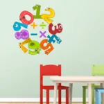 מדבקה | מספרים צבעוניים | StickDecor