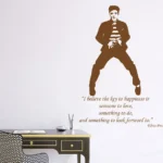 מדבקה | אלביס פרסלי - "אושר זה..." | StickDecor