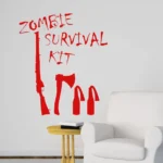 מדבקה | ערכת הישרדות למתקפת זומבים | StickDecor