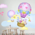 מדבקת קיר -בלון פורח | StickDecor