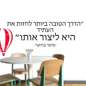 הדרך הטובה לחזות את העתיד