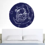 אסטרונאוט על הירח | StickDecor