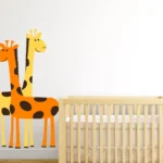 זוג ג'ירפות | StickDecor