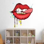 שפתיים בסגנון גרפיטי | StickDecor