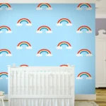 קשתות בשמים כחולים | StickDecor