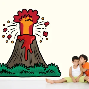 הר געש מצויר
