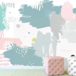 כתמים וצבעים פסטליים | StickDecor