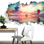 כדור פורח בשמים צבעוניים | StickDecor