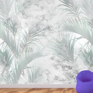 עלים וצורות בעיצוב עדין