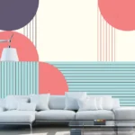 פסים ועיגולים בגוונים עדינים | StickDecor