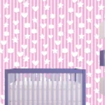 כוכבים עננים ולבבות - ורוד | StickDecor