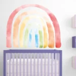 קשת בענן צבעי מים | StickDecor