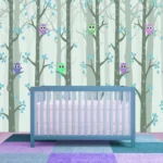 יער ירקרק וינשופים מתוקים | StickDecor