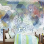 עיצוב גרפיטי סדוק צבעוני | StickDecor