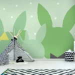 ארנבים מעוצבים ירוקים | StickDecor
