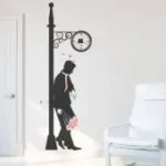 שעון רומנטי | StickDecor