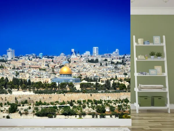 מדבקת טפט נוף ירושלימי