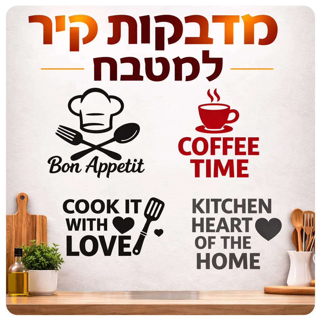 מדבקות למטבח