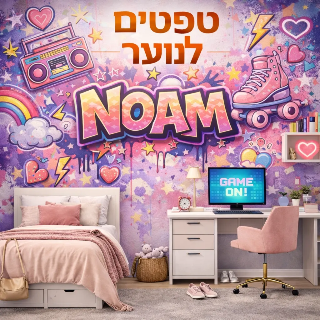 טפטים לחדרי ילדים ונוער