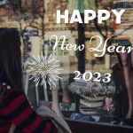 מדבקה לחלון שנה חדשה 2023