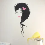 מדבקות קיר למכון יופי "BEAUTIFUL"