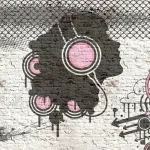 גרפיטי מוזיקה ורוד