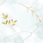 מדבקת טפט | עיצוב עלים עדין