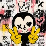 תמונת קנבס — STAY WILD pop street art – תמונה 2 | StickDecor