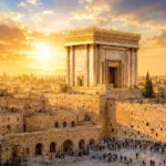 תמונת קנבס — בית המקדש השלישי והכותל המערבי – תמונה 2 | StickDecor