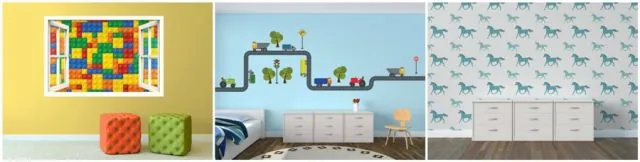 הטפטים ומדבקות קיר של סטיק דקור