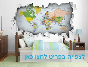 מדבקות קיר וטפטים לבתי ספר