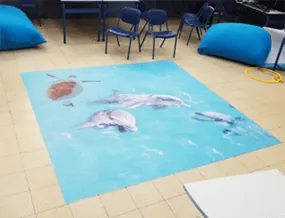 מדבקות קיר וטפטים לבתי ספר
