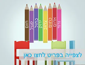 מדבקות קיר וטפטים לבתי ספר