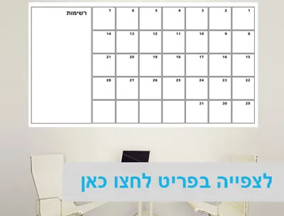 מדבקות קיר וטפטים לבתי ספר