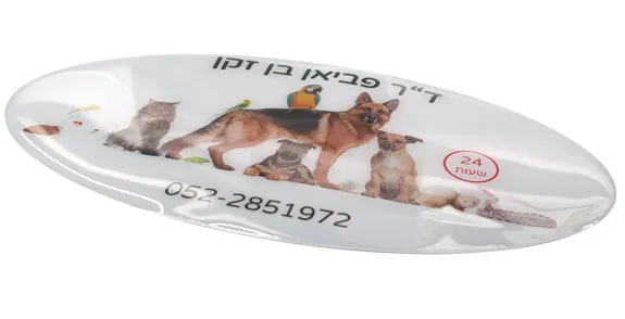מדבקת אפוקסי תלת מימד