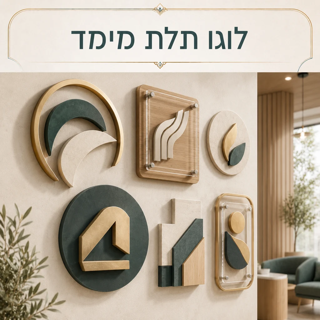 לוגו תלת מימד
