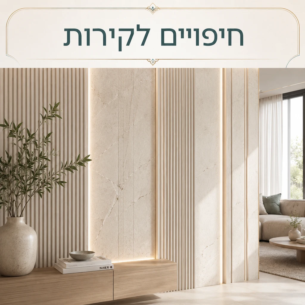 חיפויים לקירות
